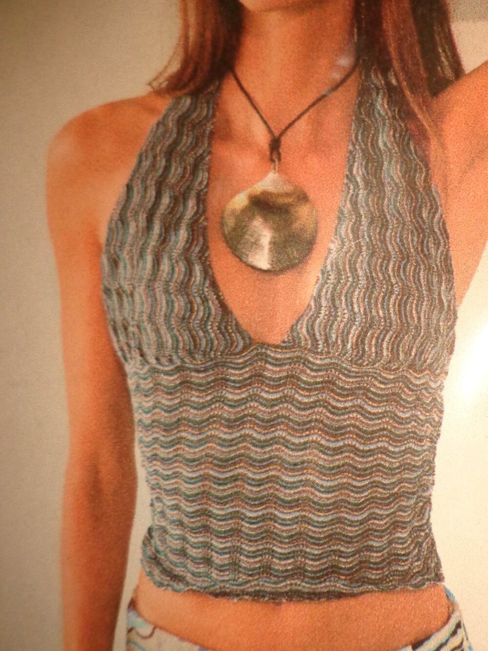 NEWHand Crafted / Hand Polished Mother of Pearl Necklace Leather Cord Adjustable - Picture 12 of 14